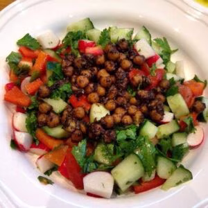 Vejetales frescos ensalada