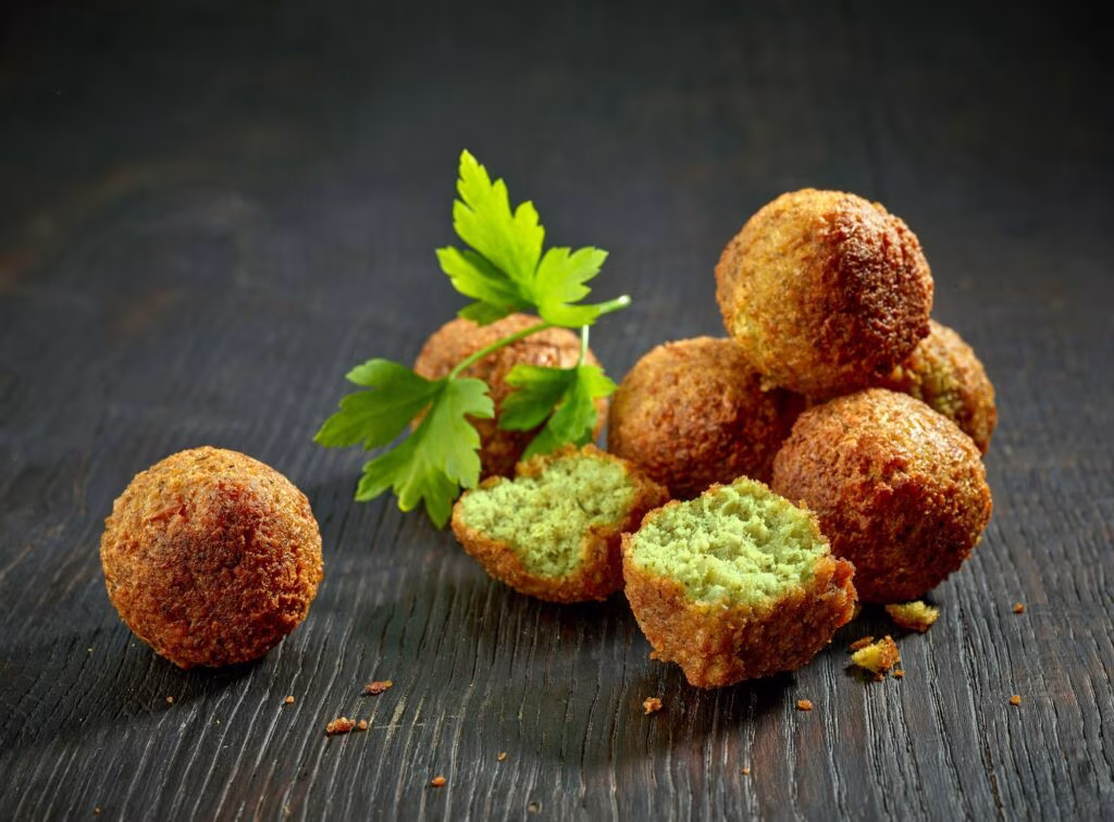 fried falafel balls